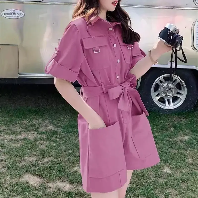 Женский прямой комбинезон в западном стиле тонкий облегающий французском