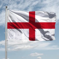 free shipping red cross uk england flag 90x150cm cross of st george english national banner high quality flying flag