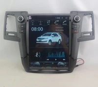 12 1 tesla style vertical screen octa core android 9 car video radio navigation for toyota fortuner 2005 2015