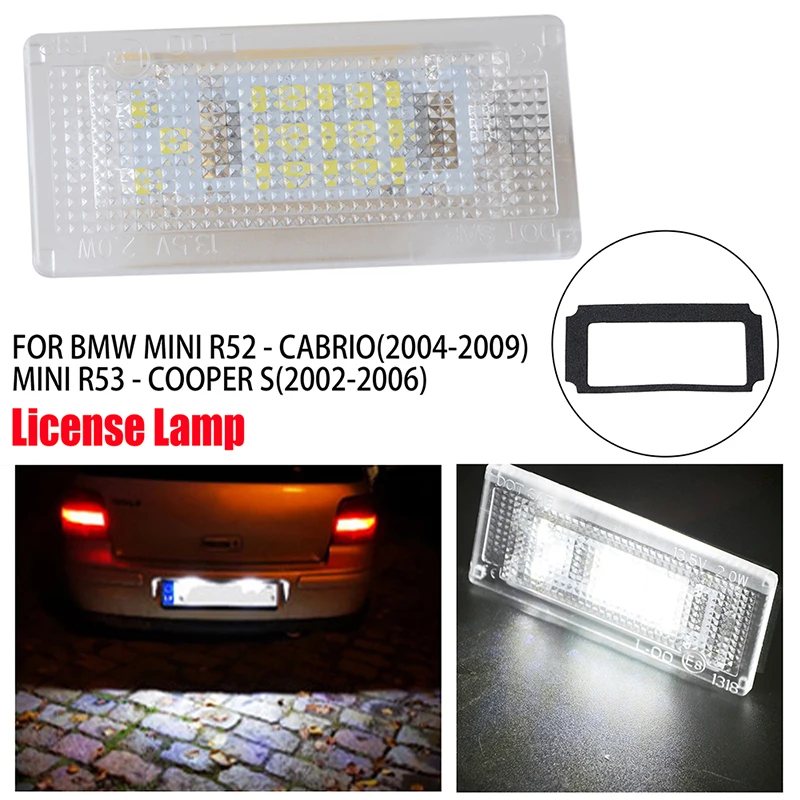 

Светодиодный задний номерной знак Canbus, подходящий для BMW MINI R50 2001-2006 R52 2004-2009 R53 2002-2006, автомобильные аксессуары