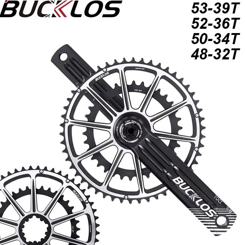 Звездочка BUCKLOS для GXP 50-34T 52-36T 53-39T звездочка шоссейного велосипеда 8/9/10/11S двойная
