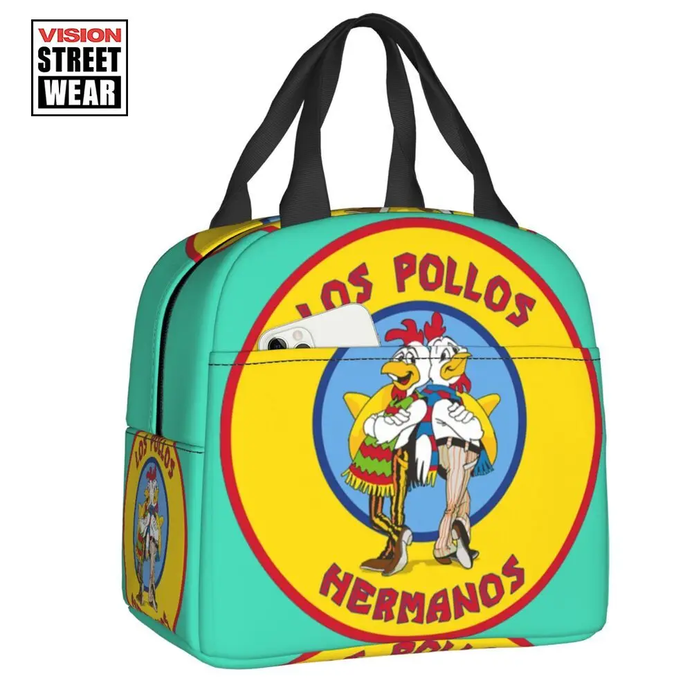 

Los Pollos Hermanos, переносной Ланч-бокс во все тяжкие, многофункциональный термальный охладитель для цыплят и братьев, изолированный Ланч-бокс для еды