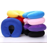 u shaped travel pillow super soft foam particles neck car plane pillows soft cushion home health pillow outdoor textile