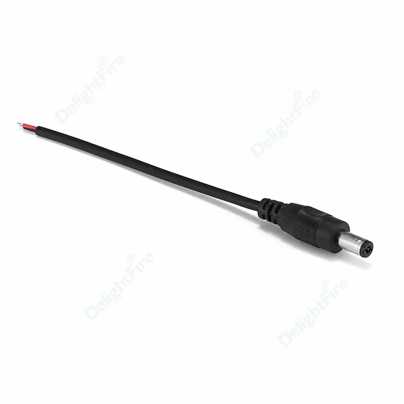 

5,5*2,1 мм разъем постоянного тока, светодиодный адаптер «папа-мама», разъем постоянного тока 12 В, 5,5X2,1 мм, вилка питания постоянного тока для 5050 3528, светодиодная лента