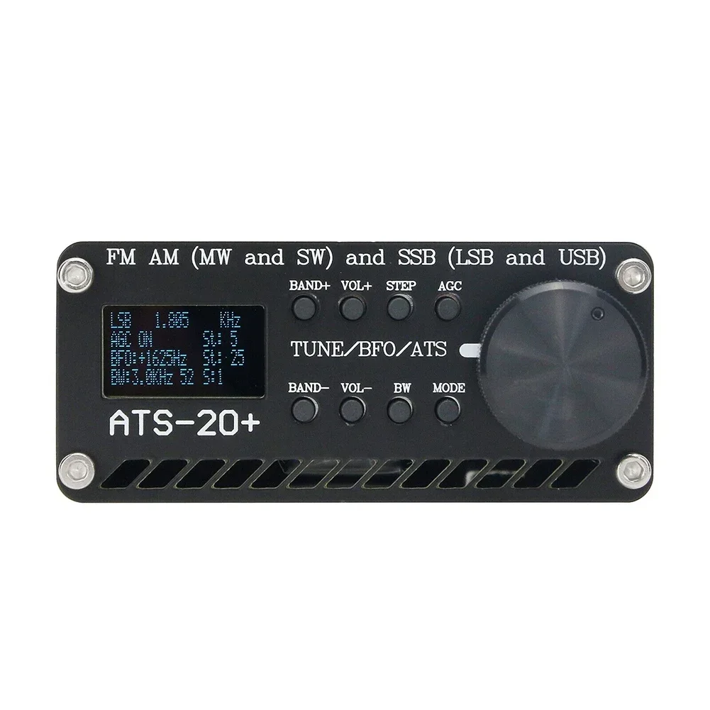 Радиоприемник ATS20+ Plus V2 SI4732 с OLED-дисплеем полнодиапазонный AM/FM (MW&ampSW) SSB LSB и USB
