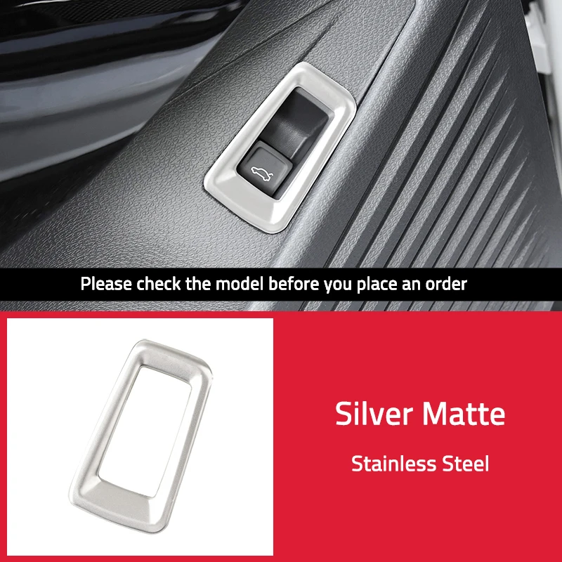 

Наклейки на кнопку открытия задней двери багажника автомобиля для VW ID.4 ID4 GTX Crozz X PRO 2021 2022 2023, внутренняя декоративная рамка