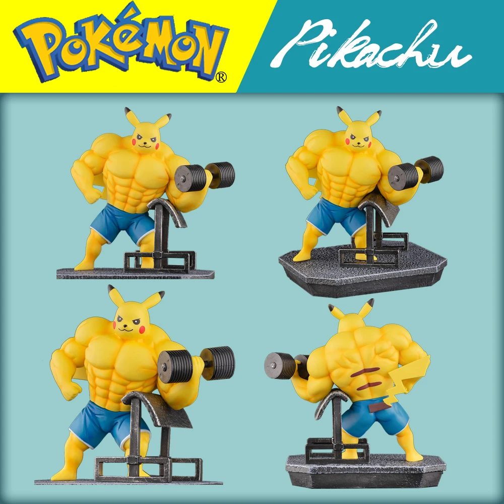 

Аниме Покемон ПВХ игрушки Модель Кукла коллекционный Пикачу чарманд Косплей мускул человек утка в коробке фигурки для детей Подарки