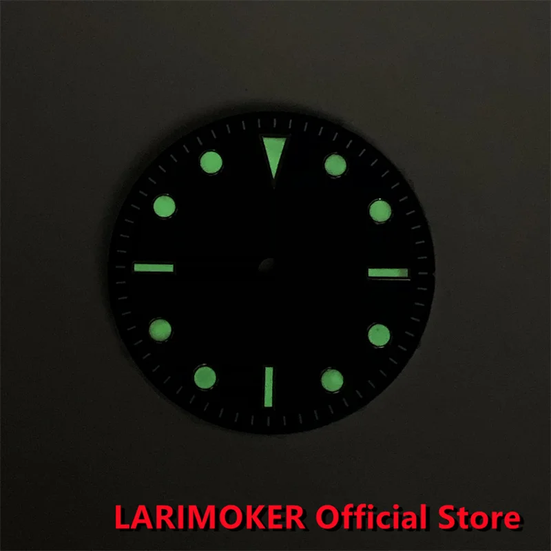 LARIMOKER 29mm Grind Arenaceous Blue Green Black NH35 Luminous Watch Dial fit NH36 Miyota 8215 8205 DG 2813 3804 PT5000 Movement images - 6