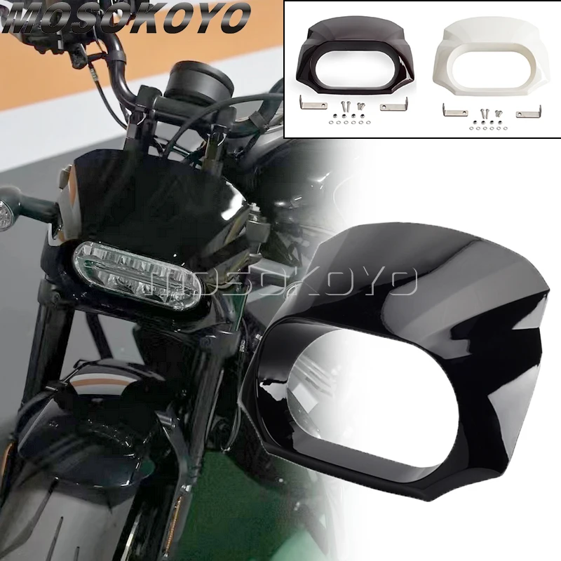 

New Motorcycle ABS Headlamp Front Cowl Headlight Fairing Cover For Harley Sportster S 1250 RH1250 2021 2022 Headlights Mask