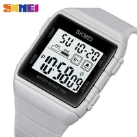 skmei 50m waterproof sport led light electronic watches stopwatch alarm countdown men digital clock wristwatch relogio masculino