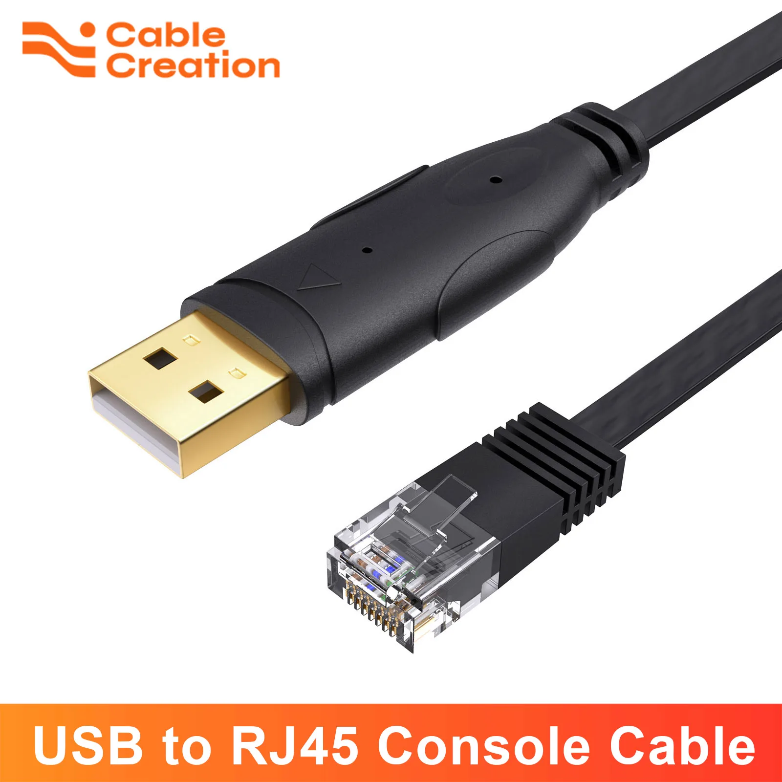 Кабель консоли 1 8 м USB к RJ45 последовательный адаптер RS232 линия отладки для