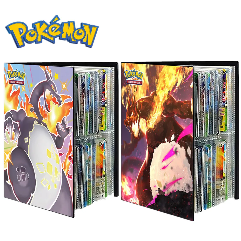 

240Pcs Pokemon 25Th Anniversary Celebration Card Album Book Vmax Game Card Holder Binder Anime Game Card Collection Toys Gift