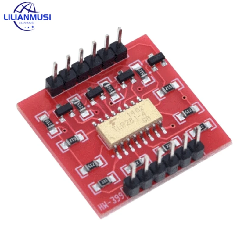 TLP281 4-канальный оптоизолятор IC модуль для платы расширения Arduino, высококачественный и низкоуровневый оптрон, изоляция 4 канала