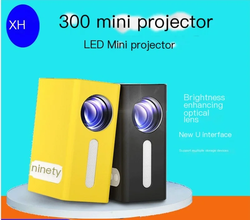 

Светодиодный проектор для мини-проектора, 1080 x, 0 пикселей, поддержка P, USB, портативный проектор, домашний медиаплеер, подарок для детей, проек...