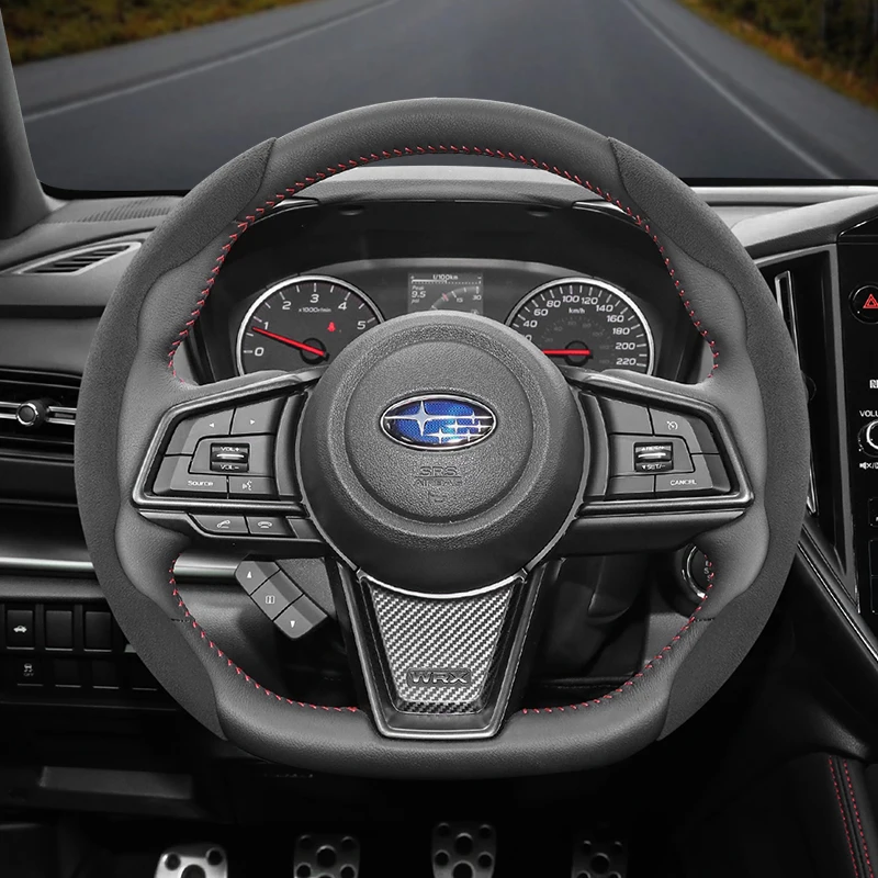 

Защелкивающийся чехол на руль Subaru, подходит для Forester sh impreza levorg legacy xv wrx sti outback ascent cubre volante auto