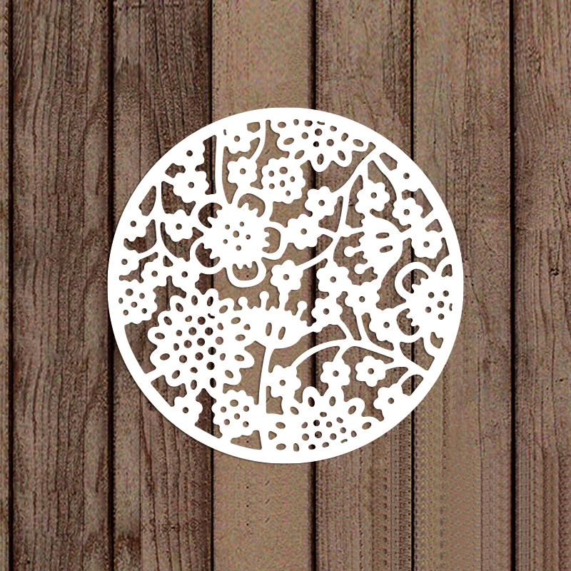 

Кружевной Цветок GG1011, металлические Вырубные штампы, круглая рамка, штампы, трафарет для скрапбукинга, альбомной бумаги, «сделай сам», украш...