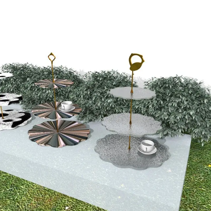 

Crystal Epoxy Resin Mold 3-layer Tray Casting Silicone Mould DIY Crafts Desktop Coaster Making Tools