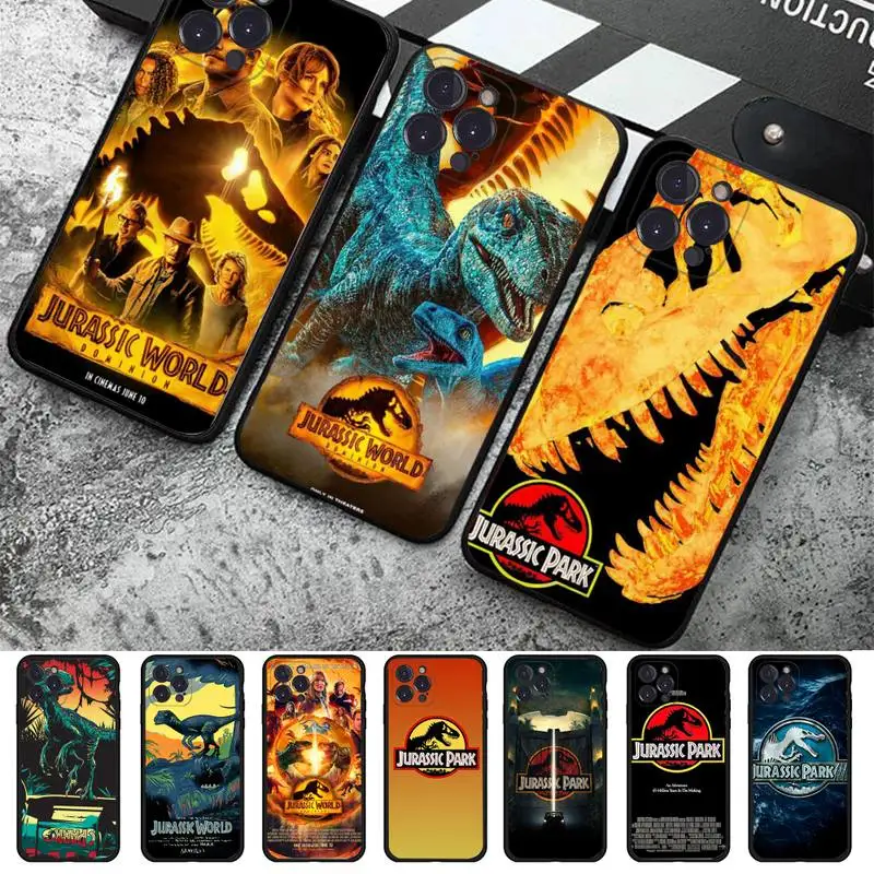 YNDFCNB World Jurassic Park Phone Case For iPhone 14 11 12 13 Mini Pro XS Max Cover 6 7 8 Plus X XR SE 2020 Funda Shell
