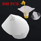 Воронка для краски, 50100200300 шт., бумага фильтры очистки краски, краска, конические фильтры, сетчатый фильтр, конусный фильтр, 125 микрон