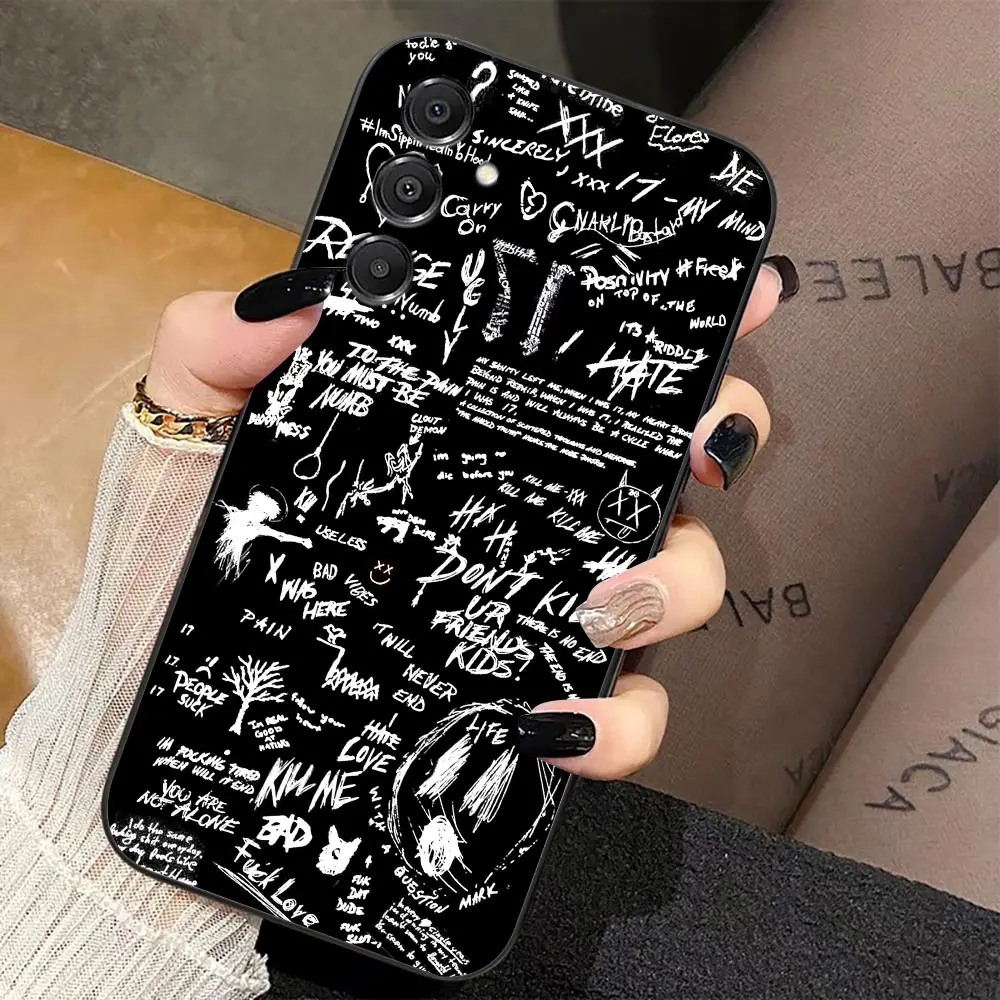 Фото Чехол для телефона Rapper X-XxxTentacion для Samsung A14 A15 A16 A17 A22 A23 A27 A26 A32 A36 A37 A52 A53 A54 A55 A56 A57 A72 A73 №2
