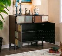 european country furniture is used as old porch cabinets the living room lockers are all shoe cabinets