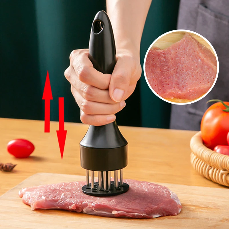 

Handheld Use Household Tender Meat Needle with Broken Tendons Pork Chop Chicken Chop Chicken Wings Meat Needle Meat Hammer