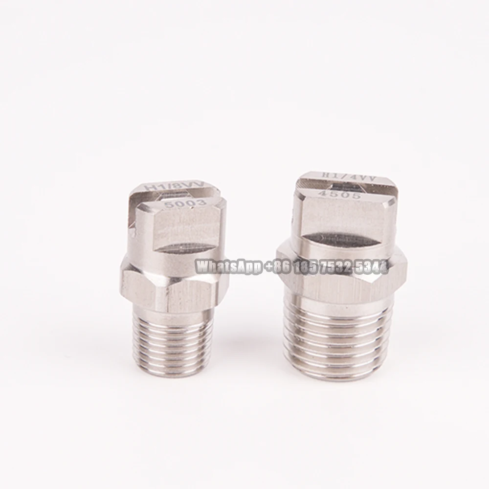 Плоское распылительное сопло с вентилятором высокого давления 1/8 дюйма 1/4 SS304