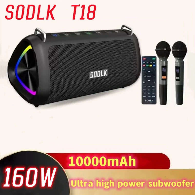 

Bluetooth-Колонка SODLK, 160 Вт, мощный беспроводной сабвуфер
