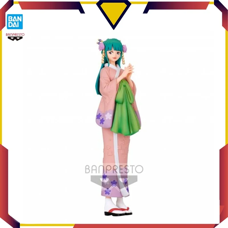 

Original Banpresto Anime One Piece Figure DXF Great Route Wano Country Kozuki Hiyori Little Purple Scenery Figure Toy