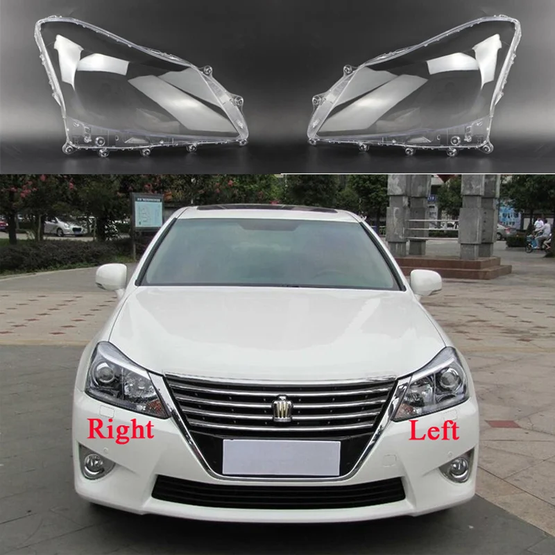 All New Head Lamp Case For Toyota Crown 2010 2011 Car Front Headlight Cover Auto Light Lens Glass Bright Lampshade Shell Caps