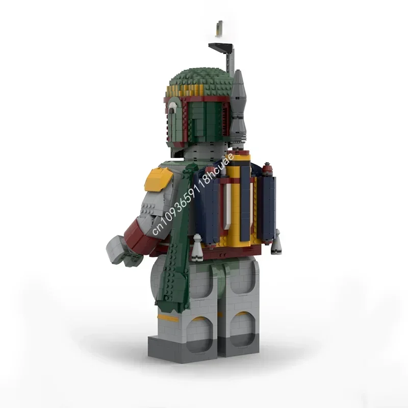 Набор для сборки MOC «Космический воин-охотник» (2526 деталей), совместимый с официальной моделью шлема, креативный конструктор для демонстрации, подарок на день рождения (art.: 3920dad92c8ba) - 3920dad92c8ba