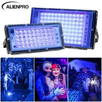 ALIEN 50W 100W 150W LED UV Black Lights Stage Blacklight Ultraviolet Flood Effect Lighting for Halloween Xmas DJ Disco Party Bar