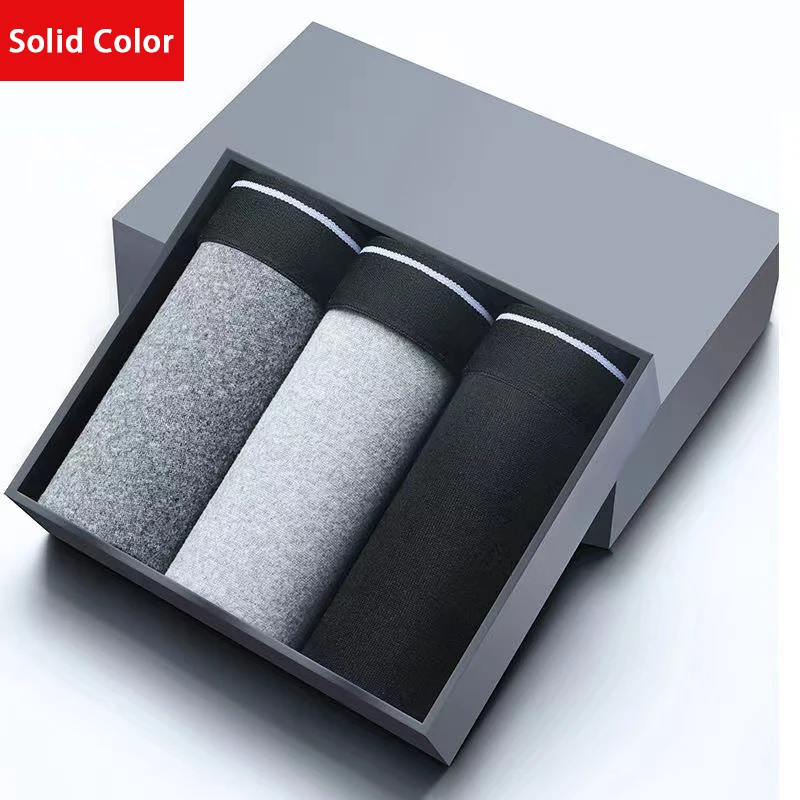 Autumn Winter Mens Boxer Shorts High Efficiency Antibacterial Mens Underwear Set