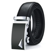 mens belt genuine luxury metal automatic buckle leather belts for men strap cinturones jeans waist ceinture pasek cinturon male