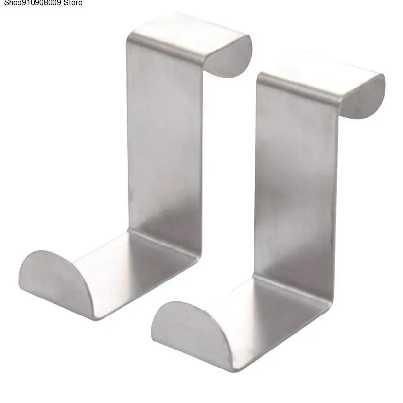 

2PC Door Hook Stainless Kitchen Cabinet Clothes Hanger environmental protection