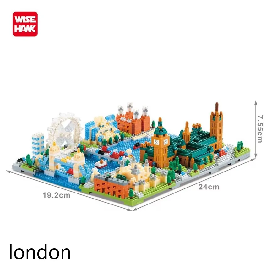 Набор Миниатюрных Строительных Блоков сделай Сам - Нью-Йорк Лондон Титаник RMS