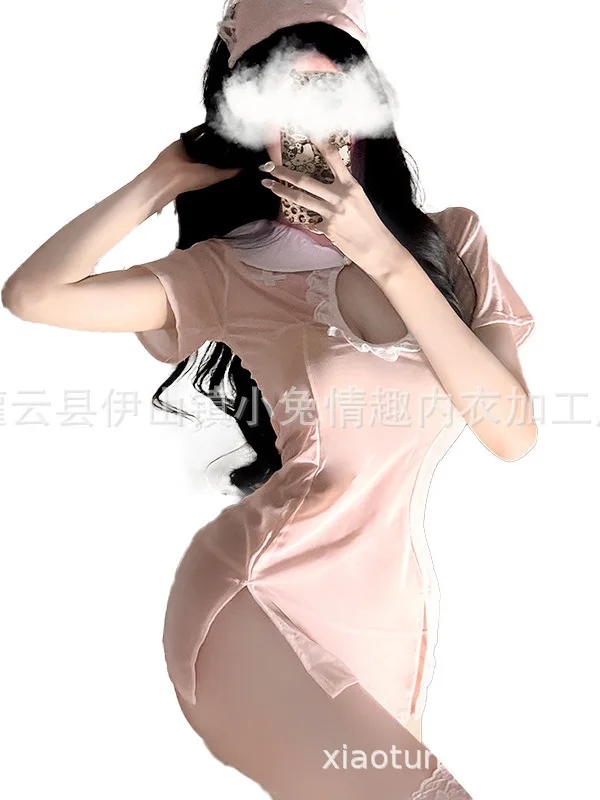 Роль Сексуальная Медсестра Играет Питер Пэн Воротник Выдалбливают Короткие