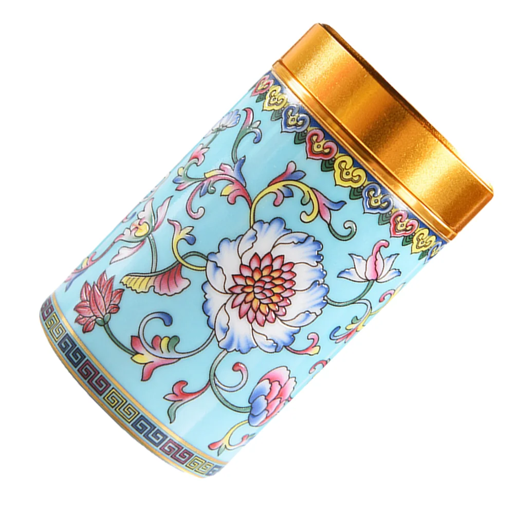 

Tea Canister Storage Ceramic Containers Tins Jars Tinplate Jar Tin Coffee Can Loose Japanese Airtight Container Empty Vintage
