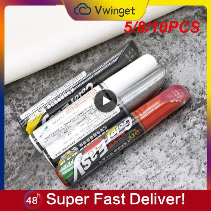 

5/8/10PCS Universal Professional Car Paint Non-toxic Permanent Water Resistant Remover Painting Pens Car Accessories Easy To Use