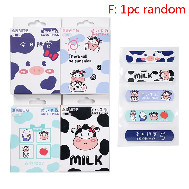 

20pcs/Pack Cute Band Aid Disposable Wound Sticker Cartoon First Aid Emergency Kit For Kids Children Adhesive Bandages Random