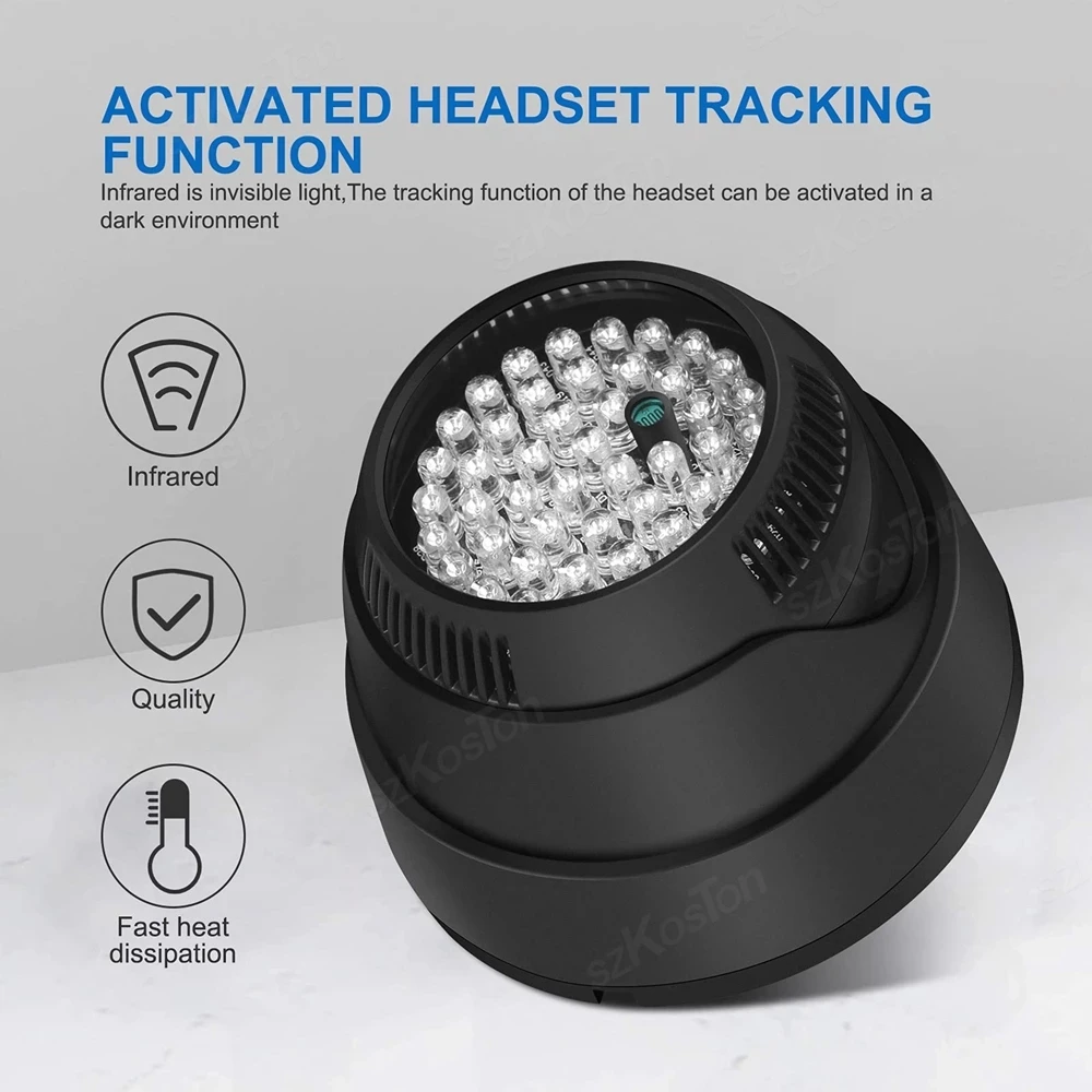 For Oculus Quest 2 illuminator Infrared Light 48 LED Infrared IR Led Night Enhance Hand Increase Sensitivity 850nm Wavelength