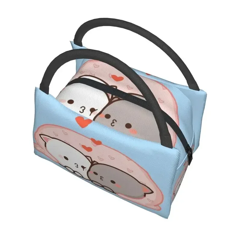 Сумка для обеда с изображением кошки мочи персика и Гомы