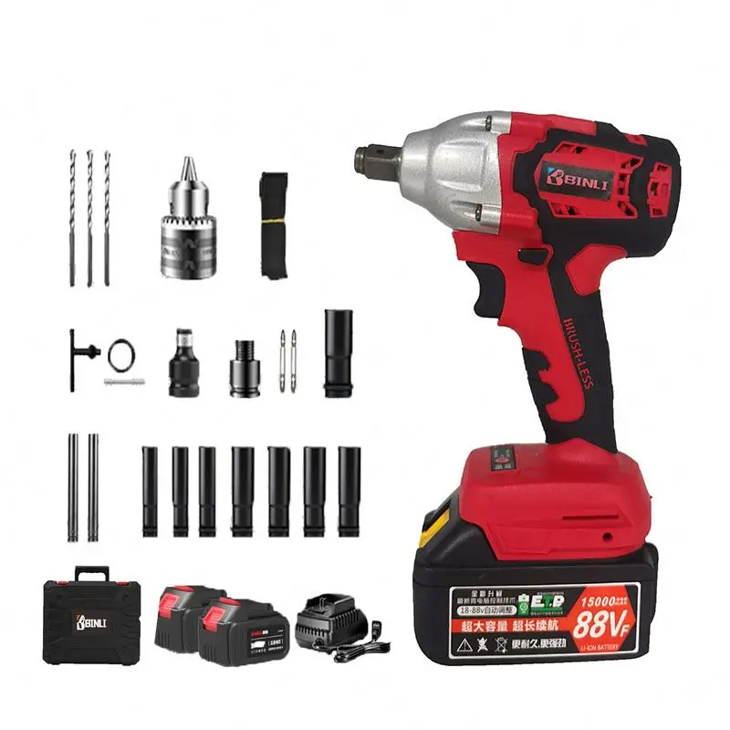

1/2 High Torque Electric Brushless Cordless Impact Wrench