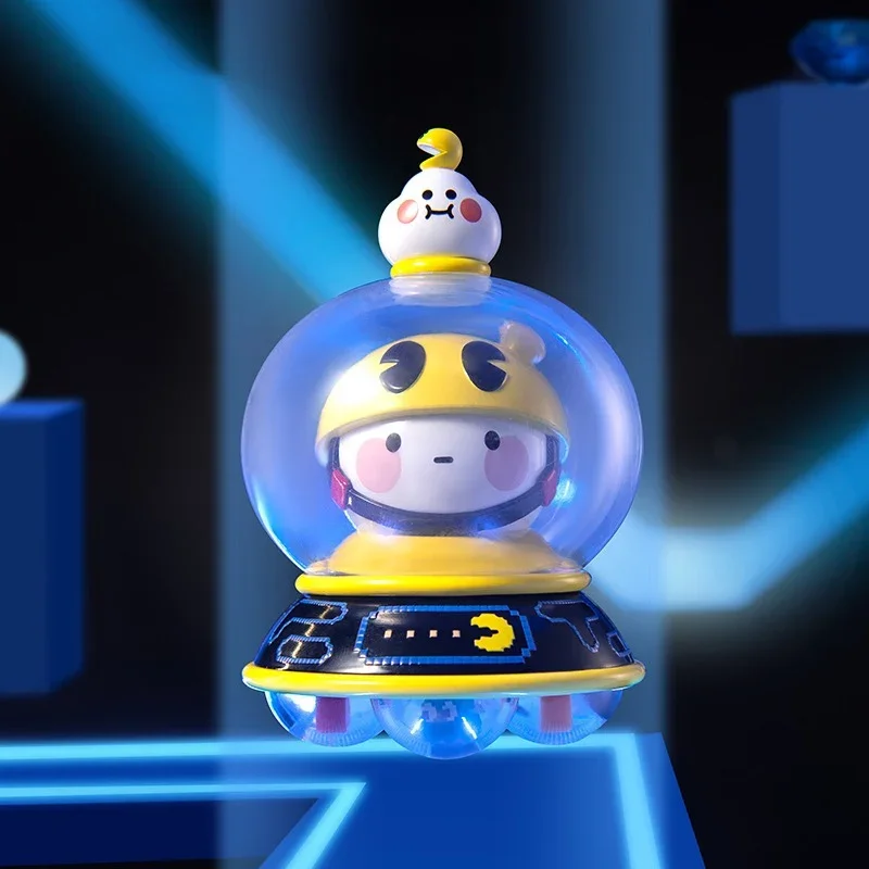 Pop Mart PAC-MAN × BOBO &amp COCO Space Series глухая коробка фигурки аниме Caixas Supresas модели игрушки и