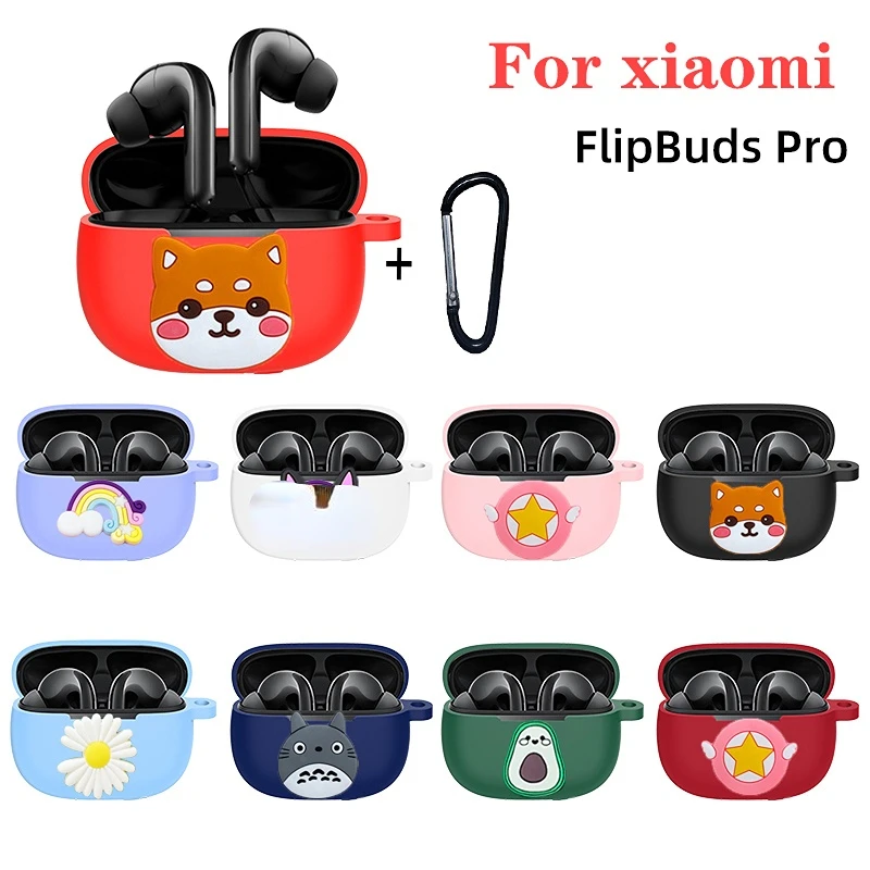 

Чехол для Xiaomi Mi Flipbuds Pro, нескользящий Силиконовый чехол для наушников