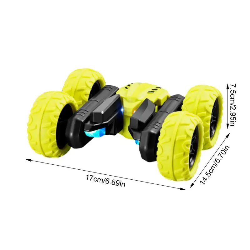 Автомобиль с дистанционным управлением двухсторонний вращающийся на 360 градусов