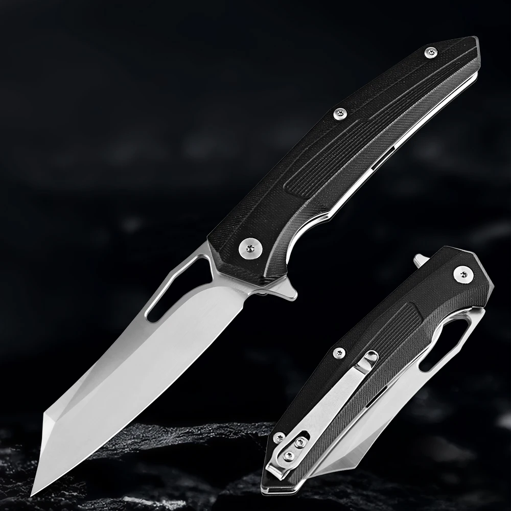 Карманный складной нож G10 ручка с зажимом D2 стальное лезвие охота рыбалка кемпинг нож для повседневного использования супер острый портативный нож