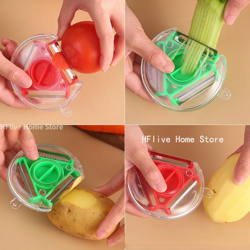 3 в 1 Набор для чистки волшебного трио слайсер измельчитель устройство кожи