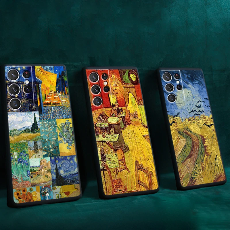 

Van Gogh Oil Painting Starry Sky For Samsung Galaxy S22 S21 S20 Plus Ultra FE 5G S10 Lite S10E Plus 5G Phone Case Funda Back