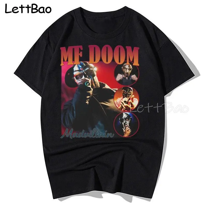 Fashion T-shirt Men Cotton Brand Teeshirt Mf Doom Short Sleeve Shirt Size S - 3Xl Adults Casual Tee Shirt Women's T-shirt 2022